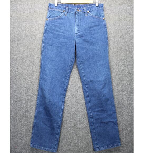 Wrangler 936PWD Blue Denim Jeans 31x32 Cowboy - Picture 2 of 5